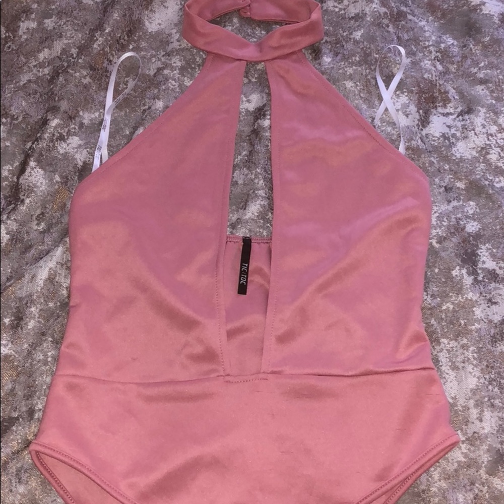 Blush color onesie
